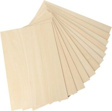 300x200mm Balsa Wood Sheets Unfinished Plywood Sheets for DIY Woodcraft Model