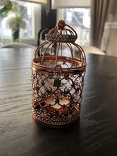 Rose Gold Filigree Bird Cage