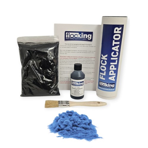 Aqua blue flock - flock, kit