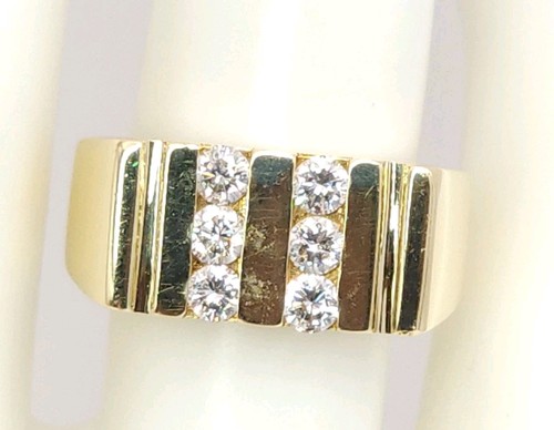 14k yellow gold mens diamond - gold,