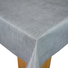 Grey Linen Look PVC Vinyl Wipe