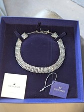 Brand New Ladies Designer Swarovski Crystal tennis Choker Rrp £250