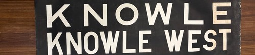 1969 bristol area bus blind - area,