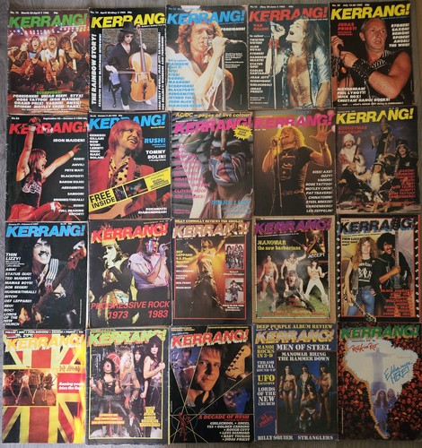 Vintage 1980s kerrang - vintage, magazine