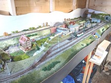 n gauge model railway layout for sale