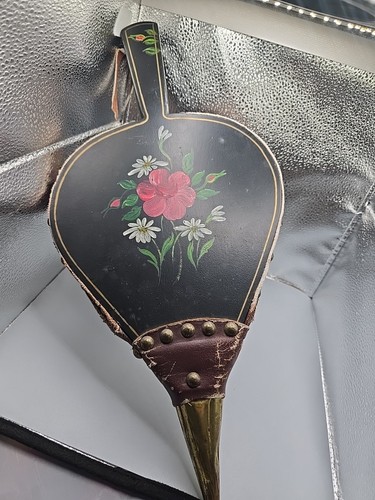 Antique handpainted wooden - wooden, &