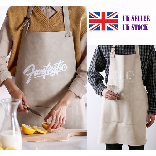 Leather apron waterproof - apron,