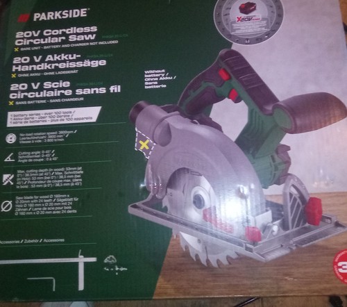 Parkside 20v cordless - parkside, circular