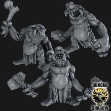 Stone Trolls With Weapons