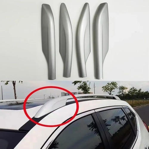 Silver roof rack luggage - roof,