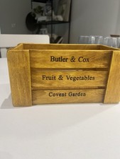 wooden storage box Butler &Cox