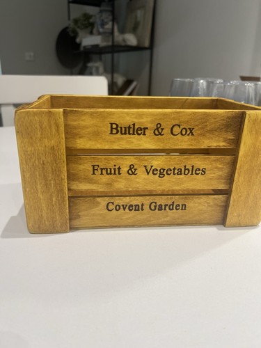 Wooden storage box butler cox - wooden,