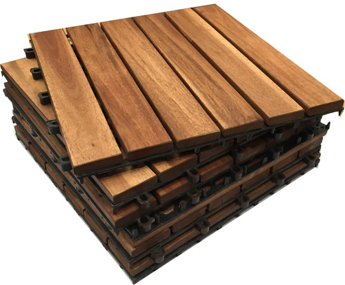 Hardwood deck tiles wooden - hardwood, a+