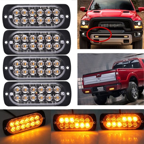 12led amber recovery strobe - 12led,