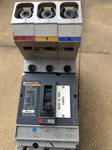 Merlin gerin mccb 100 amp - merlin,