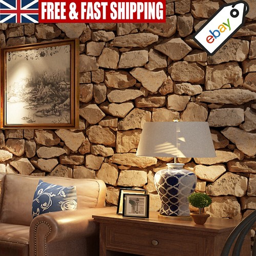 10m stone effect vinyl - 3d,