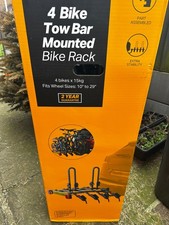 Halfords 4 Bike Towbar Mounted