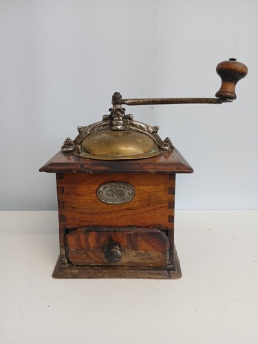 Vintage wooden box coffee - wooden,
