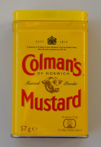 Collectable empty colman - collectable, colman's