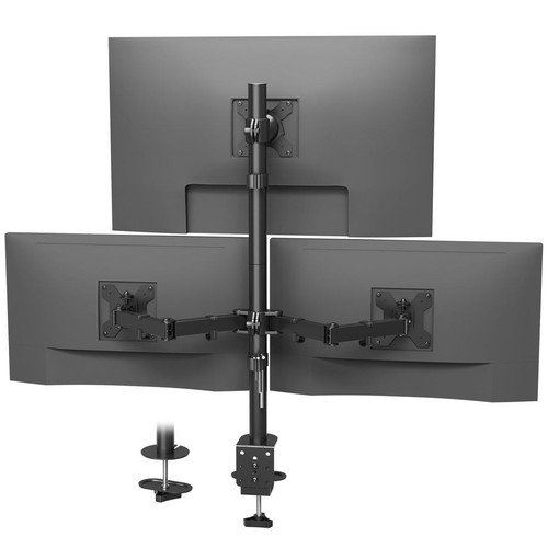 Bontec triple monitor - monitor, desk