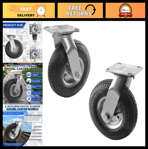 Pneumatic swivel caster - pneumatic,