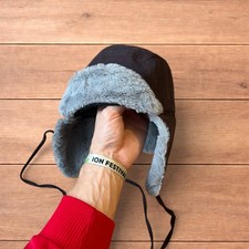 Russian ushanka trapper ear