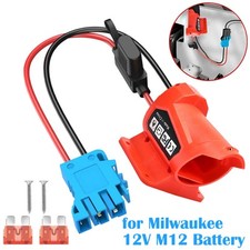 For Milwaukee 12V Battery to Ride On Car Toys Connector Power Wheels Adapter New