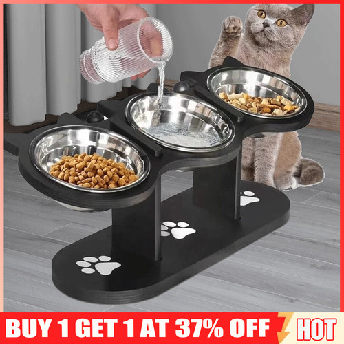 Pet food feeding stand station - food,