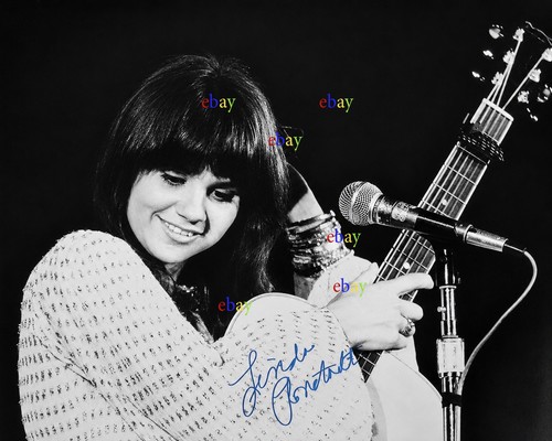Linda ronstadt signed 8x10 - signed,