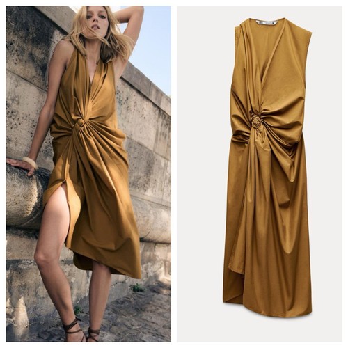 Zara mustard yellow - zara, poplin