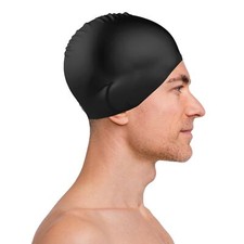 Black Swimming Cap Adult |