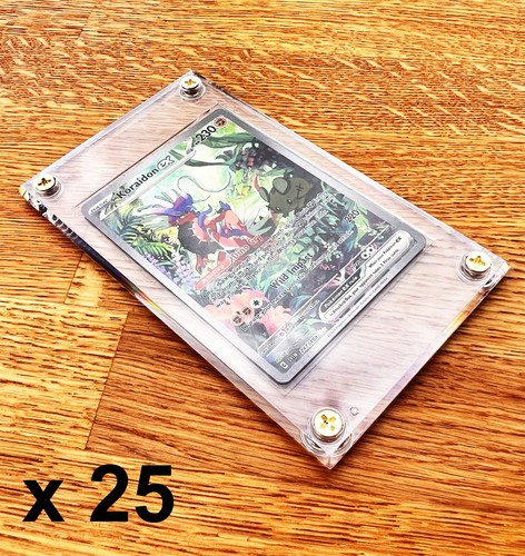 Acrylic clear mtg pokemon - pokemon, card