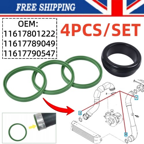 Intercooler turbo hose seal - intercooler,