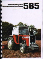 Massey Ferguson "565" Tractor Operator Instruction Manual Book