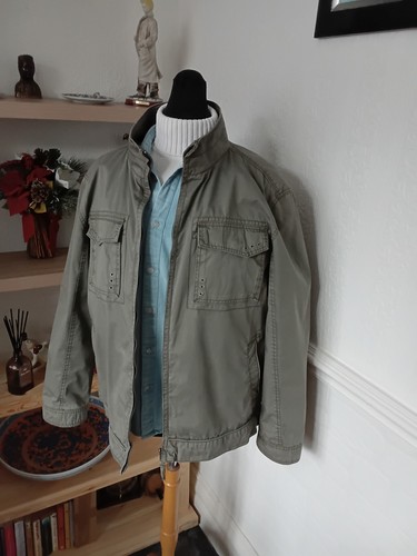 Mens green army type - , jacket