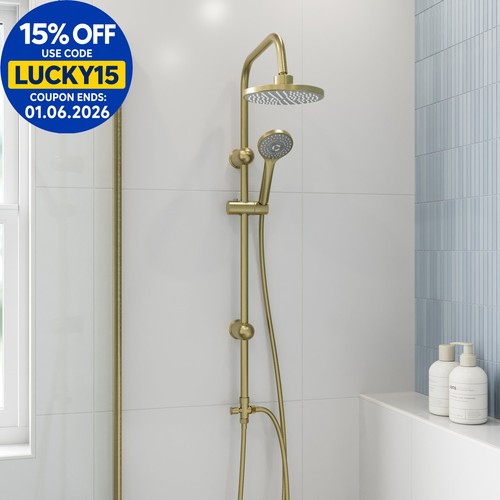 Round shower riser kit - round,