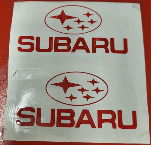 Subaru sti 100mm stickers - , x2