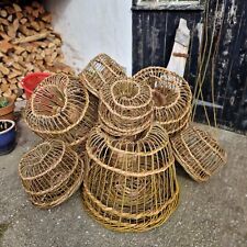 Cornish Lobster Pot Crab Pot Traditionally Handmade Willow Woven ~ SIZE LARGE
