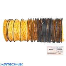 Portable Air Transfer Ducting Compact Fan Workshop Extractor Fan Heavy Duty 5 Mt