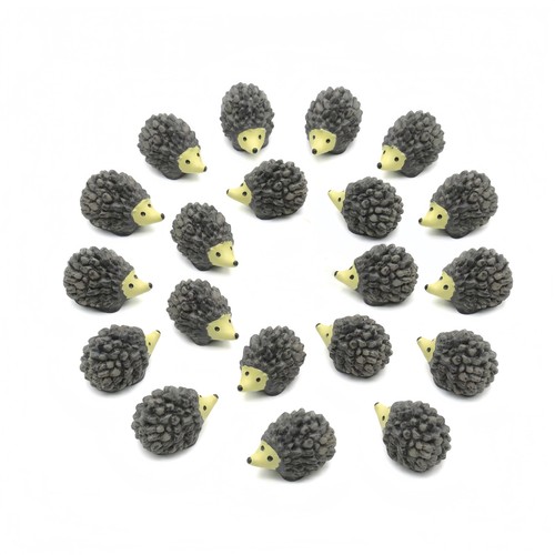 20pcs resin hedgehog figurines - 20pcs,