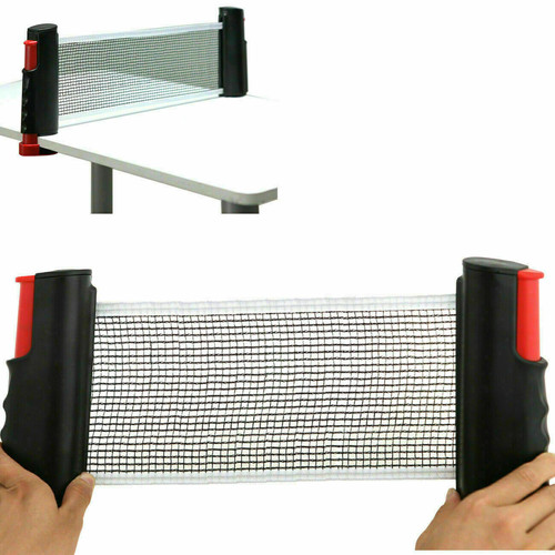 Retractable table tennis net - table,