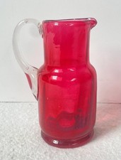 Victorian Cranberry Glass Jug