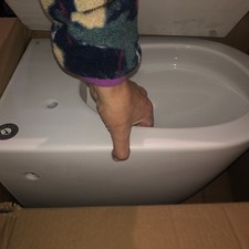 RAK Rimless Resort Wall Hung WC Toilet Pan white floating 