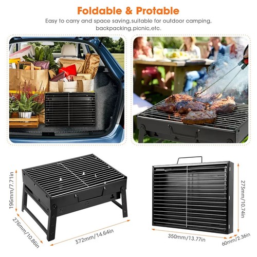 Portable folding charcoal - charcoal, bbq