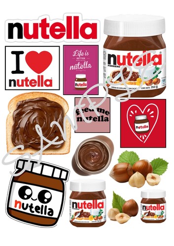 Nutella edible icing sheet - edible,