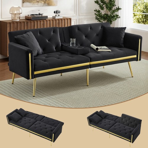 Seater velvet sofa - 2-seater, w/