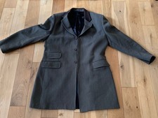 Men's Wool Covert Coat  Made In Italy 42 Regular (approx). 