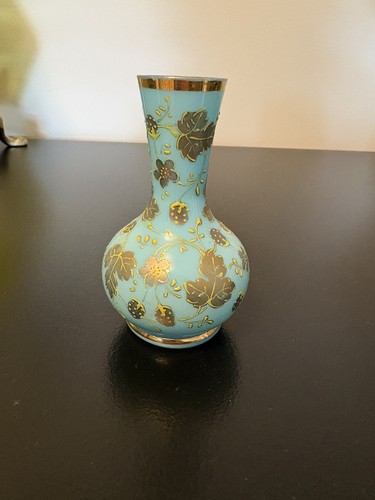 Antique bohemian opaline - antique, blue