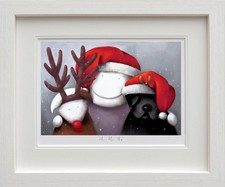 Ho Ho Ho by Doug Hyde. Framed