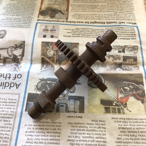 Vintage engine camshaft - engine,